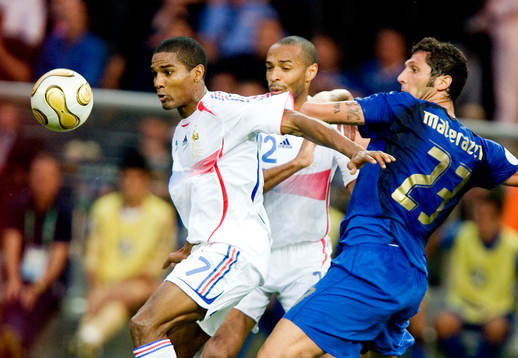 Florent Malouda och Thierry Henry, Frankrike och Marco