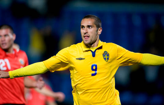Emir Bajrami, Sverige gjorde 2-1. jubel