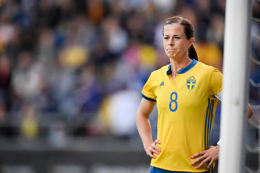 Bläddra bland fler bilder av Fotboll, Dam, Landskamp, Sverige - USA