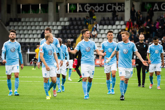 Malmö FFs Oscar Lewicki, Marcus Antonsson och Anders