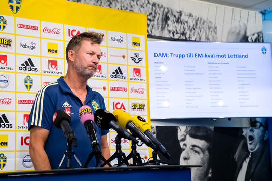 Peter Gerhardsson, förbundskapten för damlandslaget