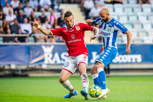 Kalmars Fidan Aliti och IFK Göteborgs Robin Söder
