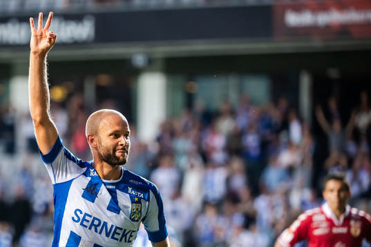 IFK Göteborgs Robin Söder jublar